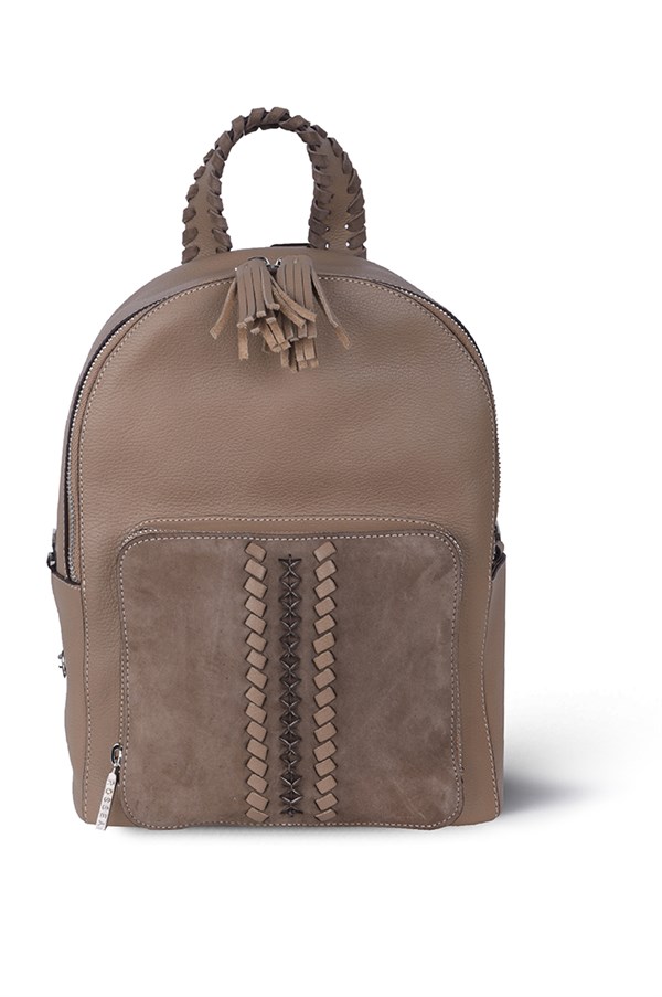 SHEBO BACKPACK- LIGHT COFFEE LEATHER