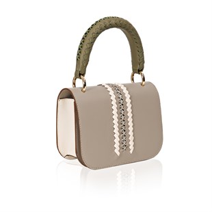 Rossea - Brandy Tote Bag- Coton Sand Leather