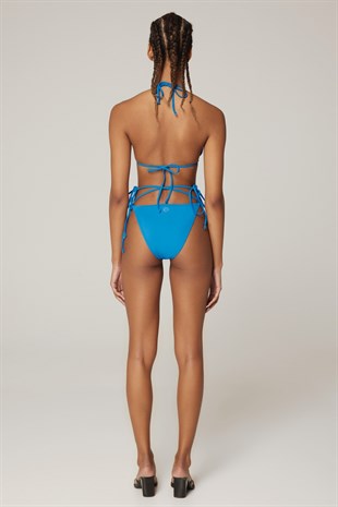 Haracci - Isla İpli Üçgen Mavi Bikini Set