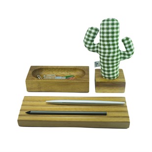 İroko Kayigo Woody 
Üçlü Set - Açık Kahvereng- Yeşil