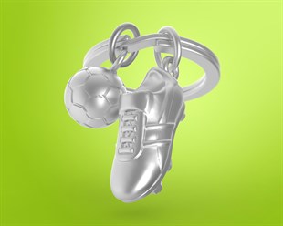 Metalmorphose - Futbol Anahtarlık - Gümüş