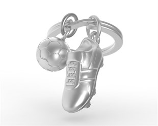 Metalmorphose - Futbol Anahtarlık - Gümüş