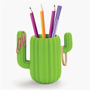Mustard Cactus Masaüstü Organizer - Yeşil