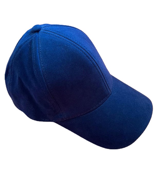 Velvet Dark Blue Hat